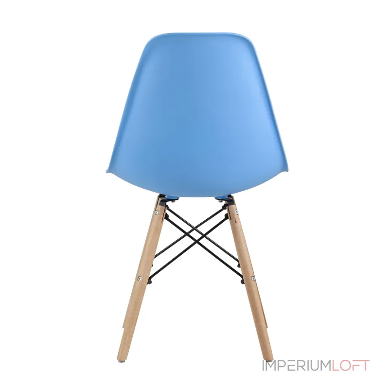 Eames DSW голубой, литой полипропилен, стальной каркас, массив бука, 4 шт. от ImperiumLoft Eames DSW голубой, литой полипропилен, стальной каркас, массив бука, 4 шт. от ImperiumLoft