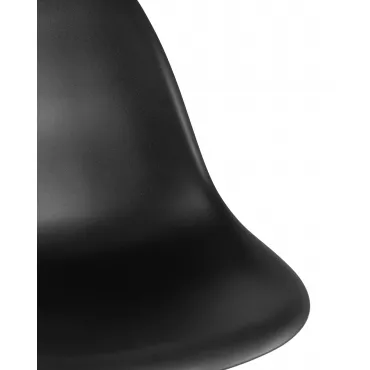 Eames DSW черный пластиковый, сталь, натуральный массив бука, 4 шт. от ImperiumLoft