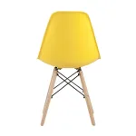 Style DSW желтый, литой полипропилен, стальной каркас, натуральный массив бука от ImperiumLoft