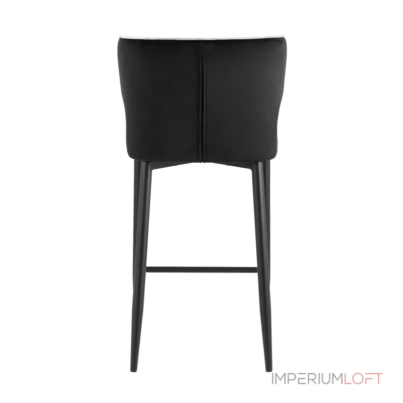 Матео с кантом велюр черный