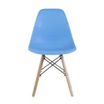 Eames DSW голубой, литой полипропилен, стальной каркас, массив бука, 4 шт. от ImperiumLoft