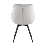 вращающийся Сеул велюр светло-серый