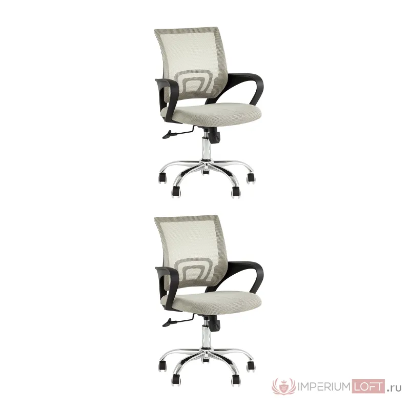 Кресло офисное TopChairs Simple New серый 2 шт от ImperiumLoft