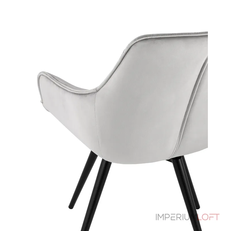 вращающийся Сеул велюр светло-серый