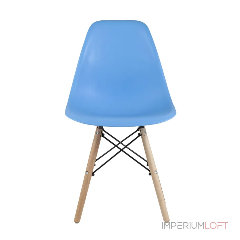 Eames DSW голубой, литой полипропилен, стальной каркас, массив бука, 4 шт. от ImperiumLoft Eames DSW голубой, литой полипропилен, стальной каркас, массив бука, 4 шт. от ImperiumLoft