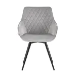 вращающийся Сеул велюр светло-серый