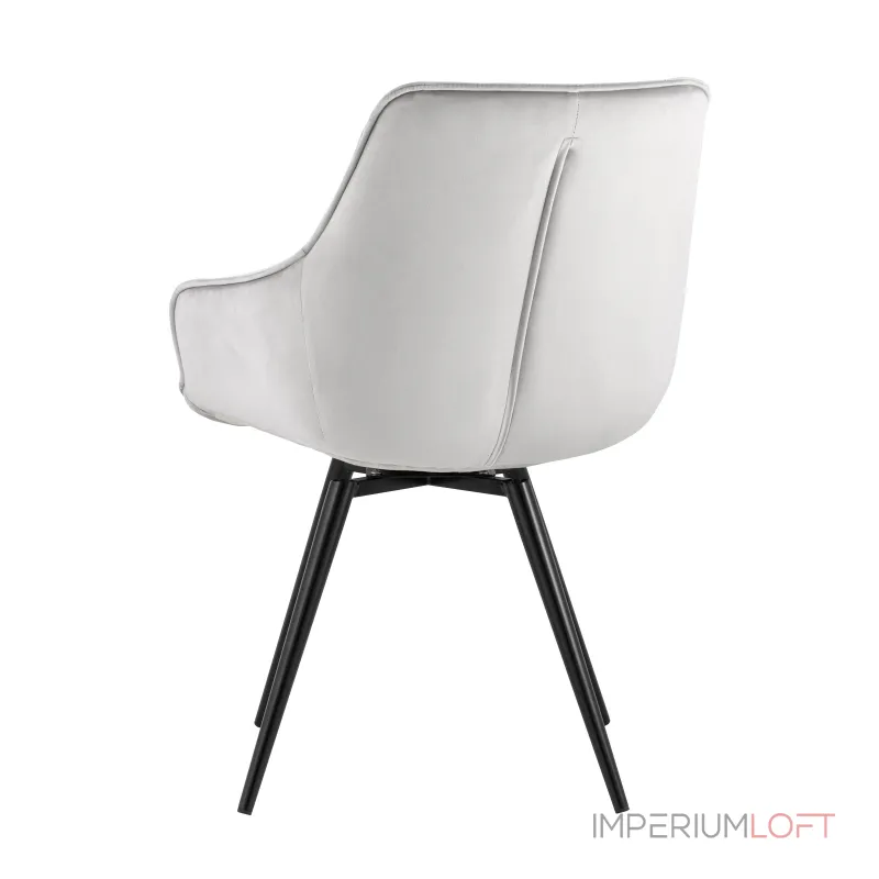 вращающийся Сеул велюр светло-серый