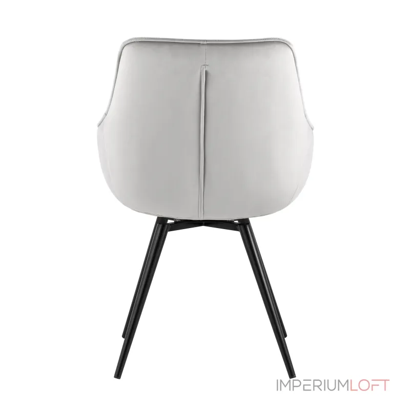 вращающийся Сеул велюр светло-серый