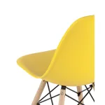 Style DSW желтый, литой полипропилен, стальной каркас, натуральный массив бука от ImperiumLoft