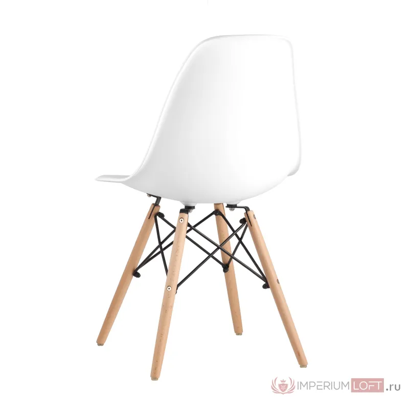 Eames DSW белый пластиковый, ножки массив бука от ImperiumLoft
