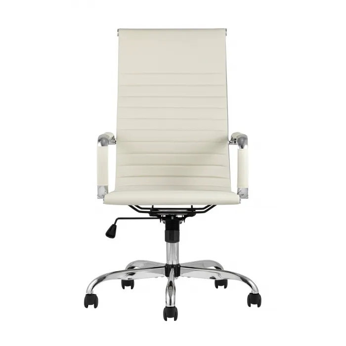 TopChairs City офисное бежевое обивка экокожа, механизм качания Top Gun от ImperiumLoft
