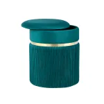 Миранда с ящиком велюр бирюзовый от ImperiumLoft