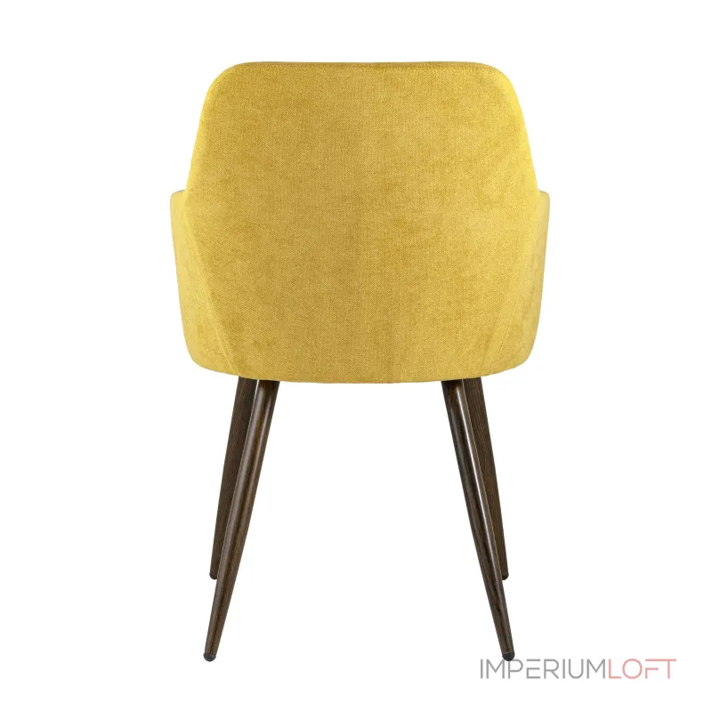 Кинг желтый с подлокотниками и широкой спинкой обивка плотная ткань ножки металл Кинг желтый с подлокотниками и широкой спинкой обивка плотная ткань ножки металл