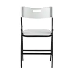 банкетный LITE белый, высокопрочный пластик, металлический каркас