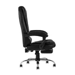 TopChairs President офисное черное в обивке из экокожи, механизм качания и регулировки по высоте от ImperiumLoft