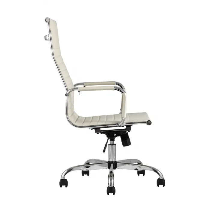 TopChairs City офисное бежевое обивка экокожа, механизм качания Top Gun от ImperiumLoft