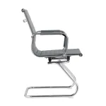 TopChairs Visit серое, обивка из экокожи, металический каркас