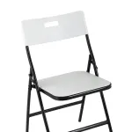 банкетный LITE белый, высокопрочный пластик, металлический каркас