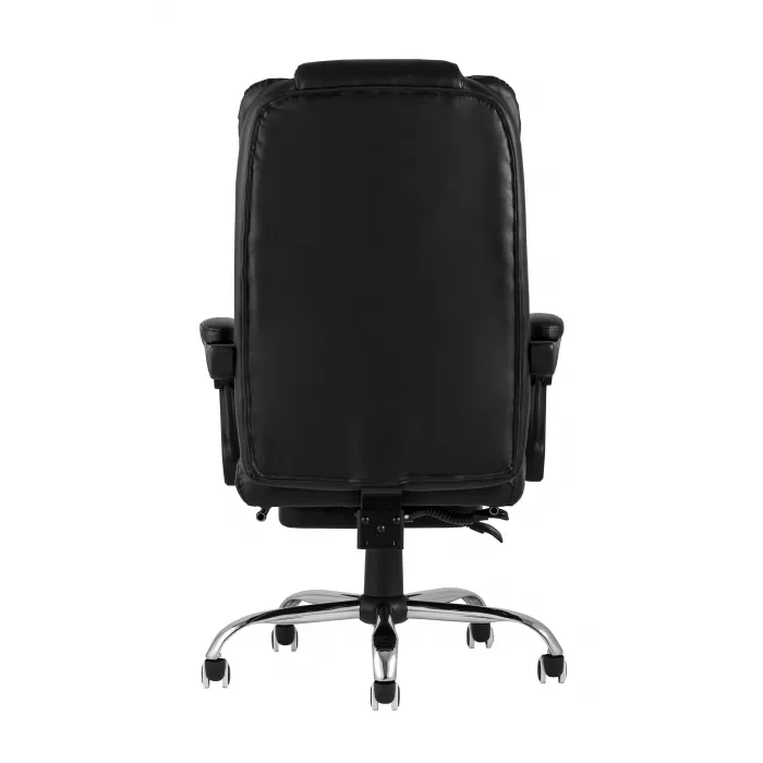 TopChairs President офисное черное в обивке из экокожи, механизм качания и регулировки по высоте от ImperiumLoft