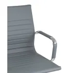 TopChairs Visit серое, обивка из экокожи, металический каркас