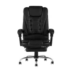 TopChairs President офисное черное в обивке из экокожи, механизм качания и регулировки по высоте от ImperiumLoft