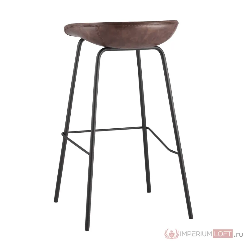 Beetle Lite PU коричневый, металлический каркас, черные ножки от ImperiumLoft