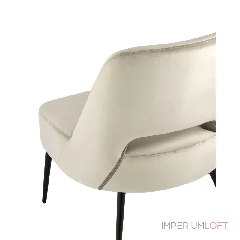 лаунж Бостон велюр бежевый ножки металл от ImperiumLoft лаунж Бостон велюр бежевый ножки металл от ImperiumLoft