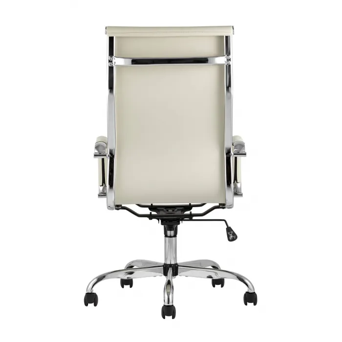 TopChairs City офисное бежевое обивка экокожа, механизм качания Top Gun от ImperiumLoft