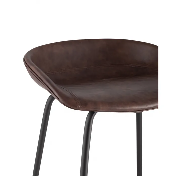 Beetle Lite PU коричневый, металлический каркас, черные ножки от ImperiumLoft