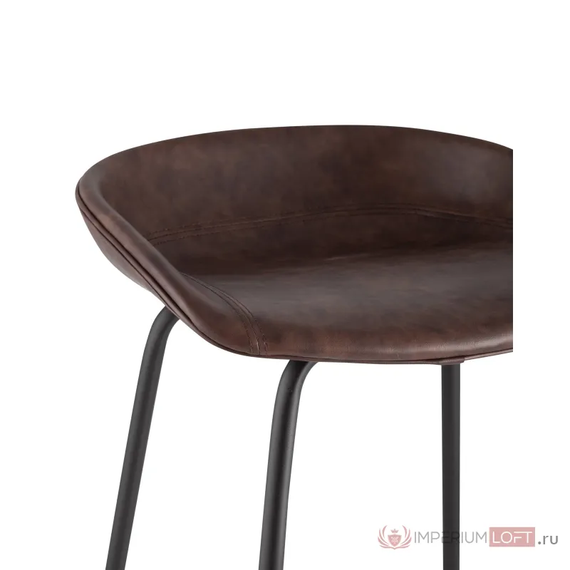 Beetle Lite PU коричневый, металлический каркас, черные ножки от ImperiumLoft