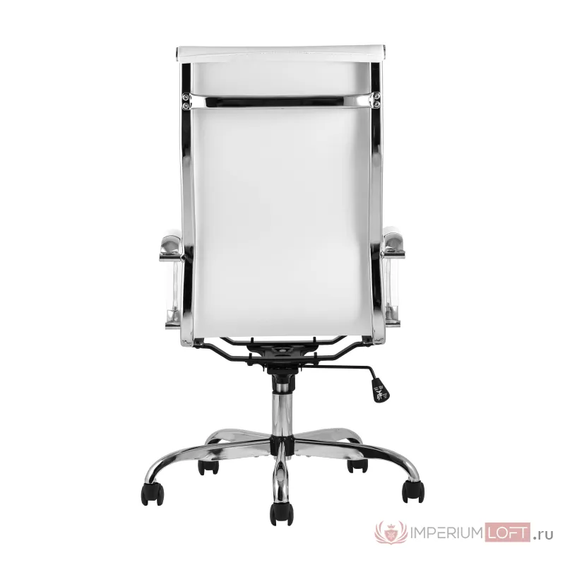 TopChairs City офисное белое обивка экокожа, механизм качания Top Gun от ImperiumLoft