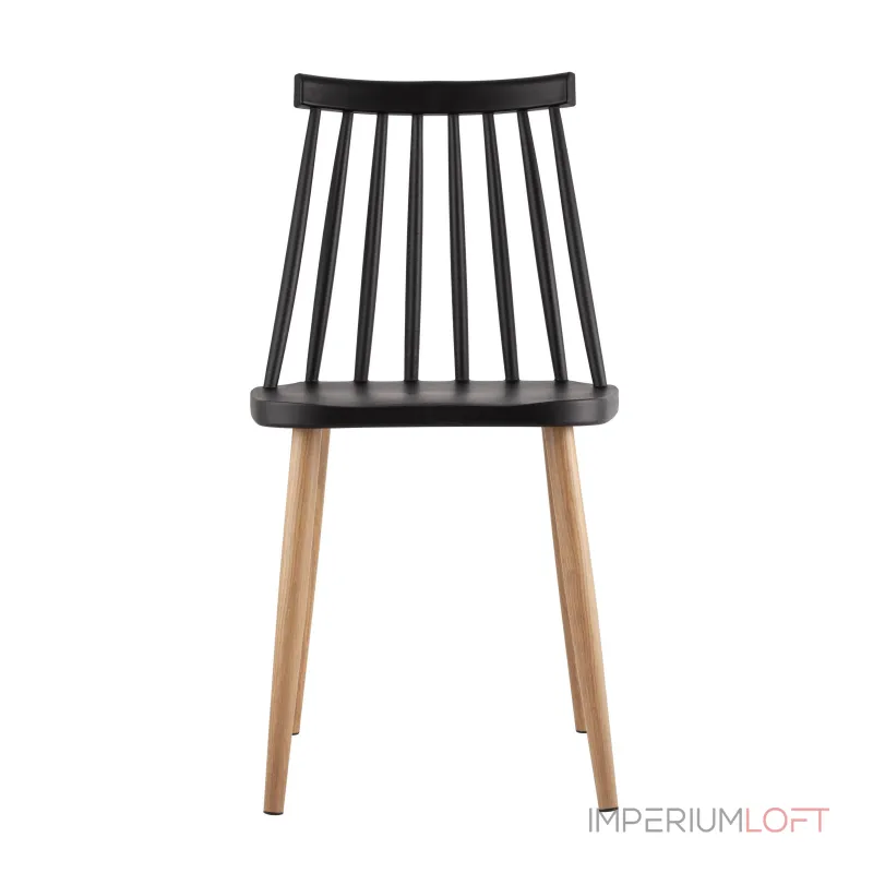 Морган черный, ножки металлические с принтом под дерево