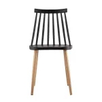 Морган черный, ножки металлические с принтом под дерево