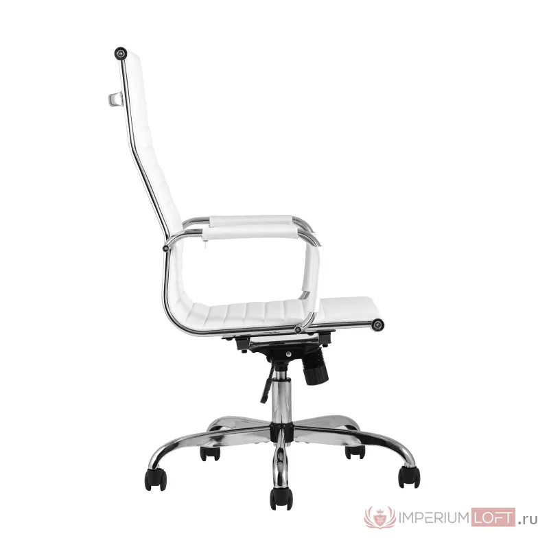 TopChairs City офисное белое обивка экокожа, механизм качания Top Gun от ImperiumLoft