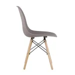 Style DSW темно-бежевый, литой полипропилен, стальной каркас, натуральный массив бука от ImperiumLoft
