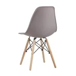 Style DSW темно-бежевый, литой полипропилен, стальной каркас, натуральный массив бука от ImperiumLoft