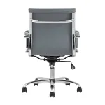 TopChairs City S офисное серое, обивка экокожа, механизм качания и регулировки по высоте