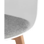 LIBRA Soft БЕЛОЕ белый пластик, съемная подушка, массив бука от ImperiumLoft LIBRA Soft БЕЛОЕ белый пластик, съемная подушка, массив бука от ImperiumLoft