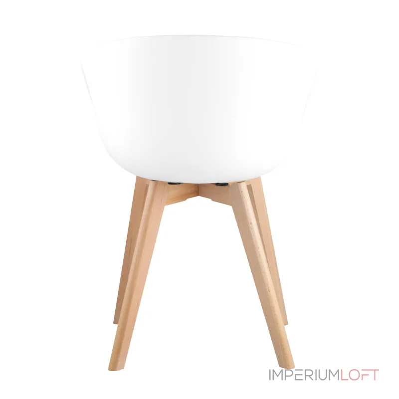 LIBRA Soft БЕЛОЕ белый пластик, съемная подушка, массив бука от ImperiumLoft LIBRA Soft БЕЛОЕ белый пластик, съемная подушка, массив бука от ImperiumLoft