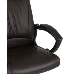 TopChairs Tower офисное коричневое в обивке из экокожи, механизм качания Top Gun от ImperiumLoft
