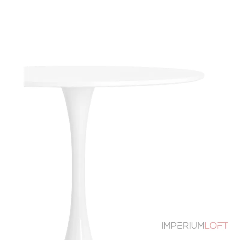 Tulip D90 белый столешница МДФ ножка металл от ImperiumLoft Tulip D90 белый столешница МДФ ножка металл от ImperiumLoft