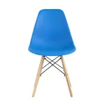 Style DSW циан, литой полипропилен, стальной каркас, натуральный массив бука от ImperiumLoft