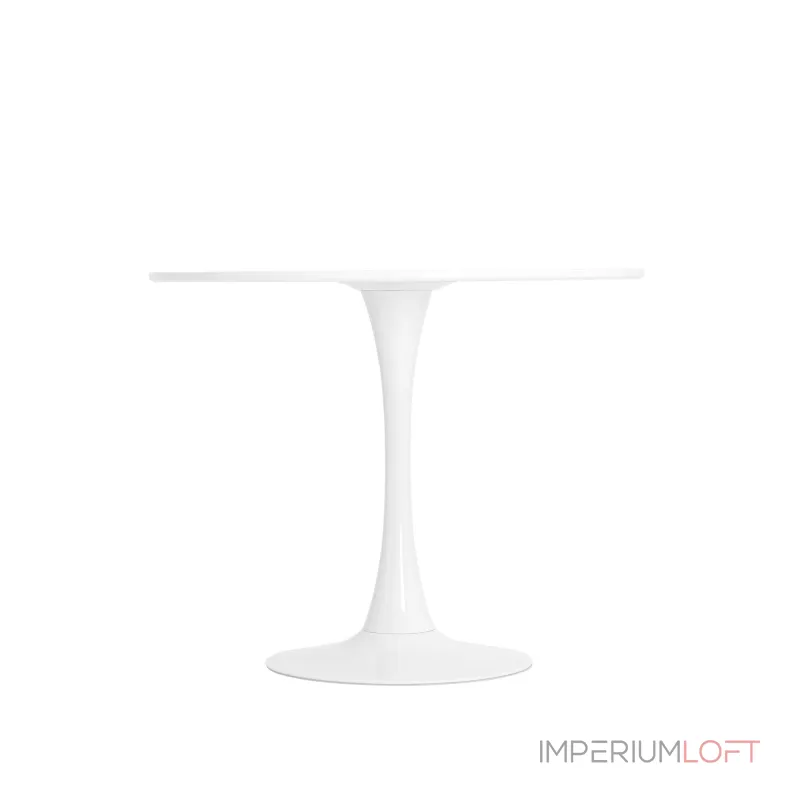 Tulip D90 белый столешница МДФ ножка металл от ImperiumLoft Tulip D90 белый столешница МДФ ножка металл от ImperiumLoft