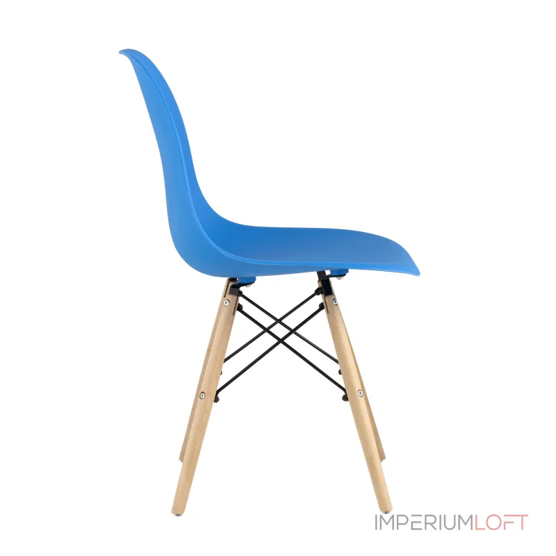 Style DSW циан, литой полипропилен, стальной каркас, натуральный массив бука от ImperiumLoft Style DSW циан, литой полипропилен, стальной каркас, натуральный массив бука от ImperiumLoft