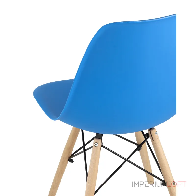 Style DSW циан, литой полипропилен, стальной каркас, натуральный массив бука от ImperiumLoft Style DSW циан, литой полипропилен, стальной каркас, натуральный массив бука от ImperiumLoft