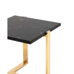 Тоби 61*61 черный мрамор сталь золото от ImperiumLoft Тоби 61*61 черный мрамор сталь золото от ImperiumLoft