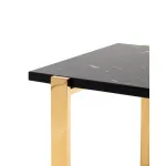 Тоби 61*61 черный мрамор сталь золото от ImperiumLoft Тоби 61*61 черный мрамор сталь золото от ImperiumLoft