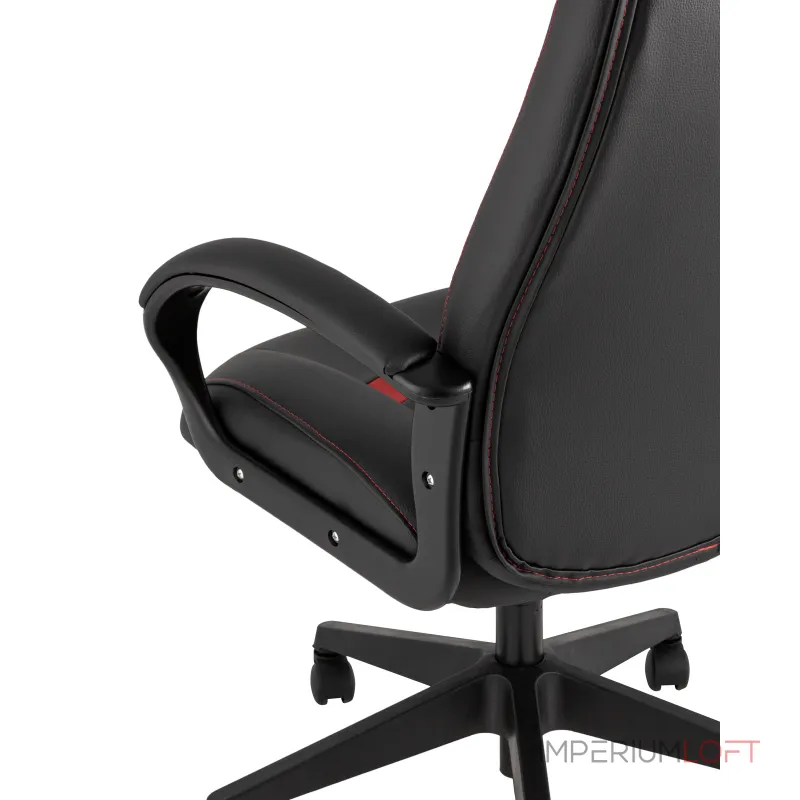 TopChairs ST-CYBER 8 RED ткань/экокожа черный/красный TopChairs ST-CYBER 8 RED ткань/экокожа черный/красный