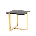 Тоби 61*61 черный мрамор сталь золото от ImperiumLoft Тоби 61*61 черный мрамор сталь золото от ImperiumLoft