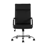 TopChairs Original офисное черное в обивке из экокожи, механизм качания Top Gun от ImperiumLoft